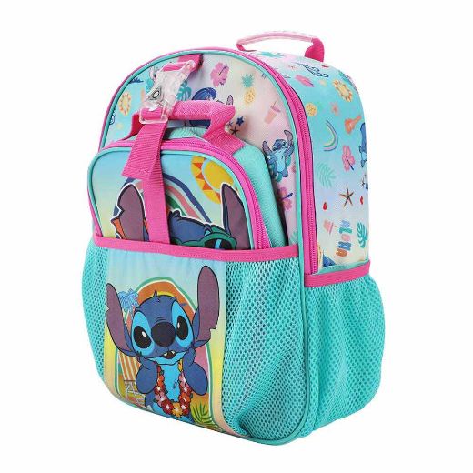 Picture of Disney Stitch Light Up Buckle 4 pc Toddler Backpack Set