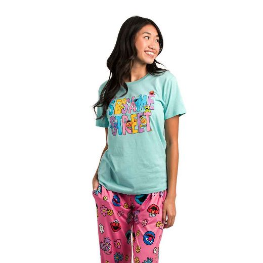 Picture of Sesame Street Retro Flower Loungwear Set
