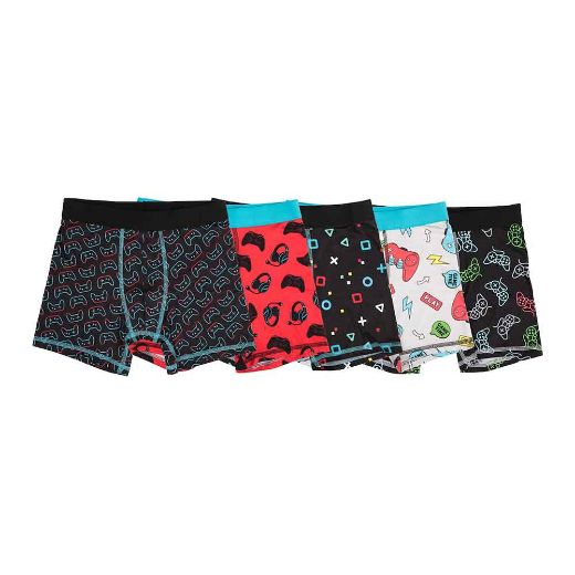 Picture of Bioworld Gaming Themed Youth 5 pc. Boxer Briefs