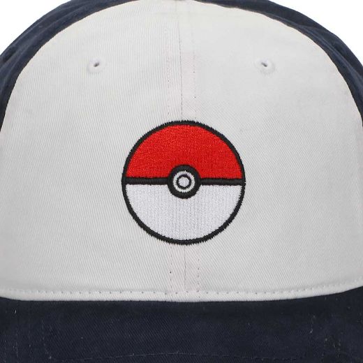 Picture of Pokemon Pokeball Embroidered Contrast Hat
