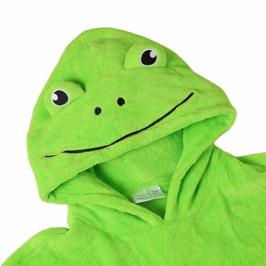 Picture of Bioworld Frog Pillow & Hoodie Blanket