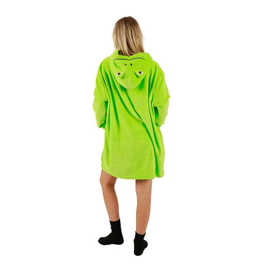Picture of Bioworld Frog Pillow & Hoodie Blanket