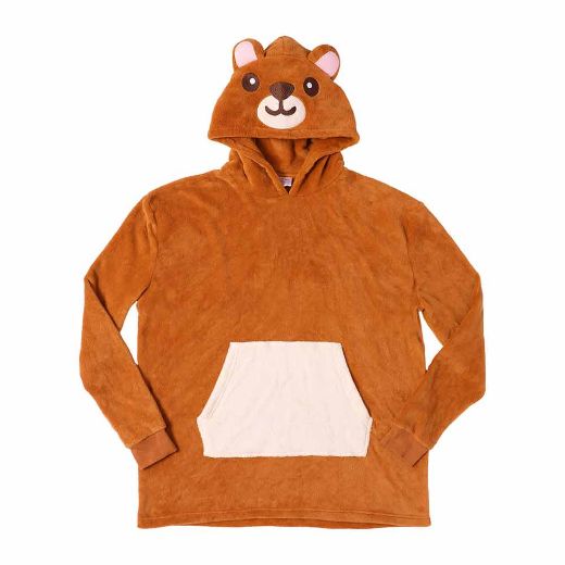 Picture of Bioworld Bear Pillow & Hoodie Blanket
