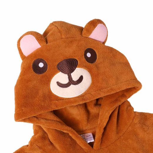 Picture of Bioworld Bear Pillow & Hoodie Blanket