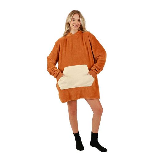 Picture of Bioworld Bear Pillow & Hoodie Blanket