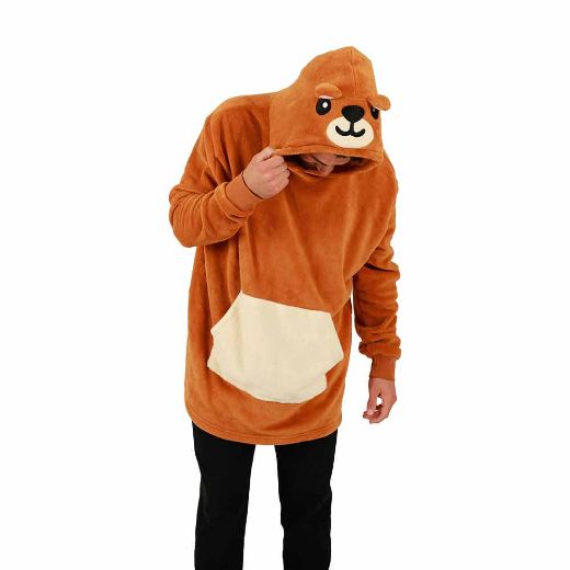 Picture of Bioworld Bear Pillow & Hoodie Blanket