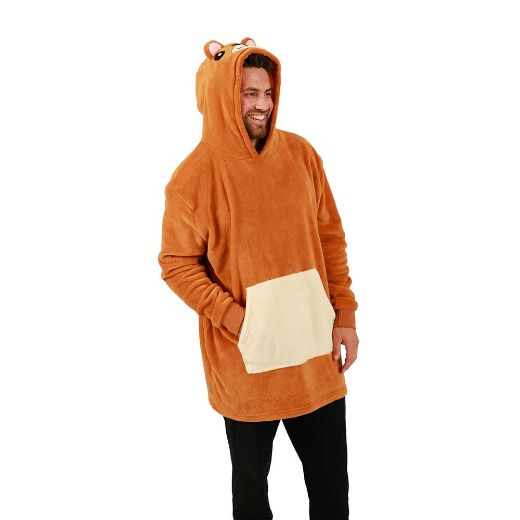 Picture of Bioworld Bear Pillow & Hoodie Blanket