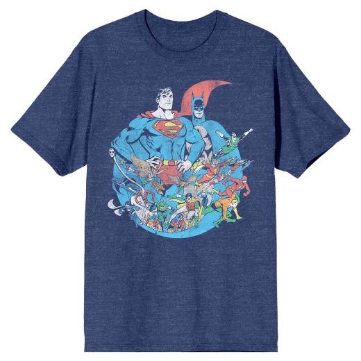Picture of DC Comics Vintage Classics Blue Unisex Tee