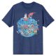 Picture of DC Comics Vintage Classics Blue Unisex Tee