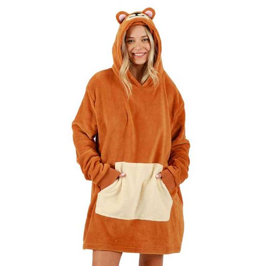 Picture of Bioworld Bear Pillow & Hoodie Blanket