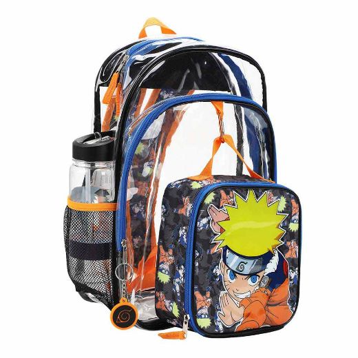 Picture of Naruto Uzumaki Youth 5 pc Clear Backpack Set