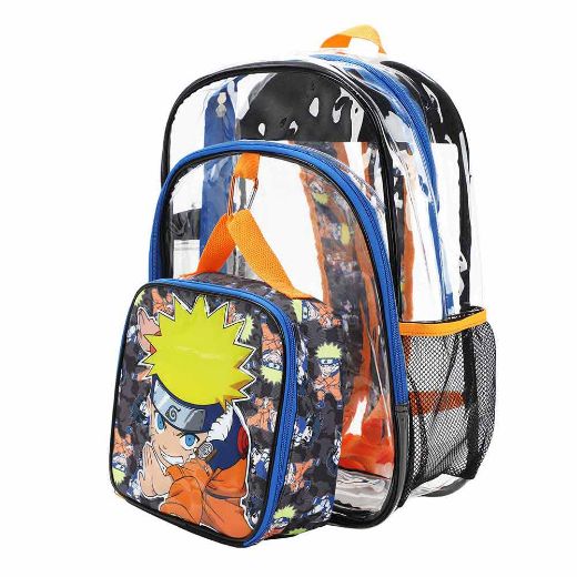 Picture of Naruto Uzumaki Youth 5 pc Clear Backpack Set