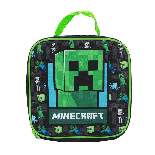 Picture of Minecraft Creeper Youth 5 pc Clear Backpack Set