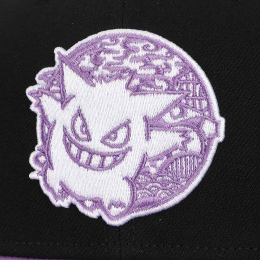 Picture of Pokemon Gengar Embroidered Flat Bill Snapback