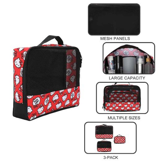 Picture of Hello Kitty 3 pc. Travel Packing Cubes