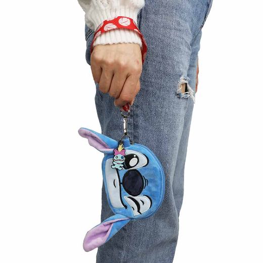Picture of Disney Stitch Plush Wristlet Coin Pouch