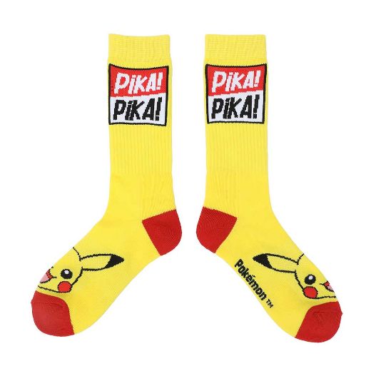 Picture of Pokemon Pika Pika Crew Socks