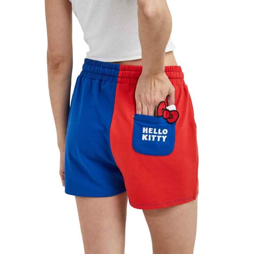 Picture of Hello Kitty Color Block Sweat Shorts