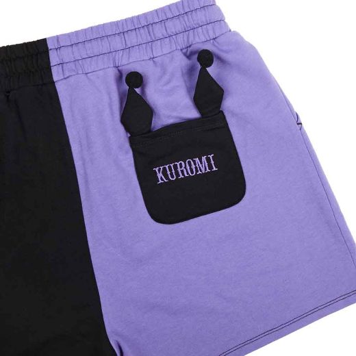Picture of Kuromi Color Block Sweat Shorts