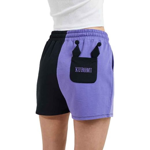 Picture of Kuromi Color Block Sweat Shorts