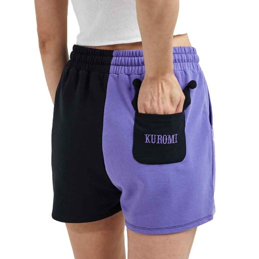 Picture of Kuromi Color Block Sweat Shorts