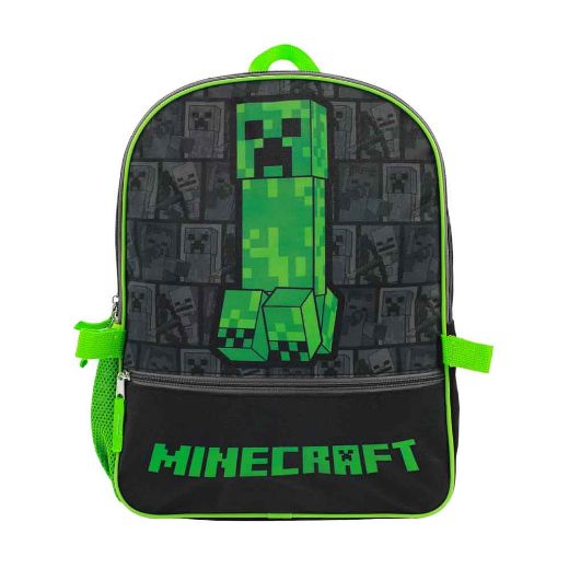 Picture of Minecraft Creeper Backpack with Lunch Tote