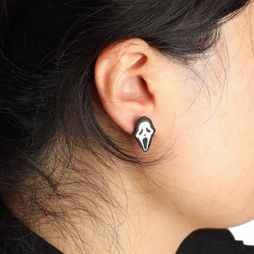 Picture of Ghost Face 3 Pack Earring Set