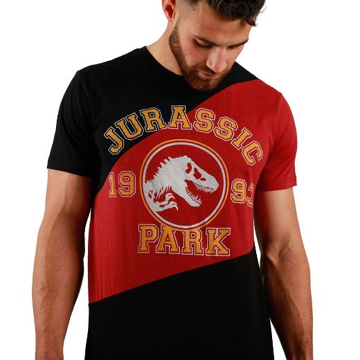 Picture of Jurassic Park Split Panel Unisex Pre-pack Tee