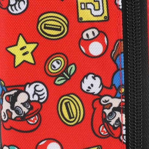 Picture of Super Mario Characters Youth 5 pc Clear Backpack Set