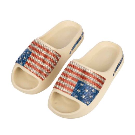 Picture of American Flag White Cloud Slides