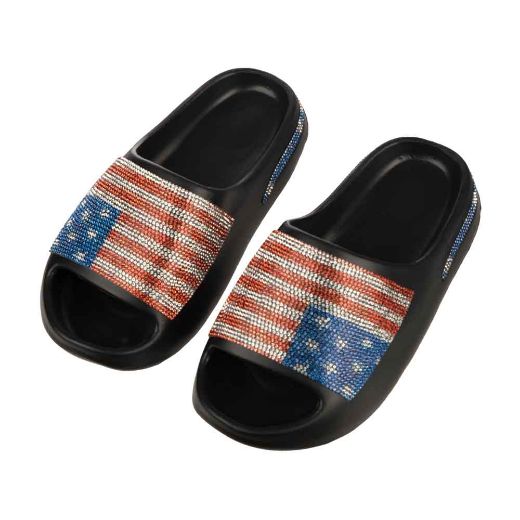 Picture of American Flag Black Cloud Slides