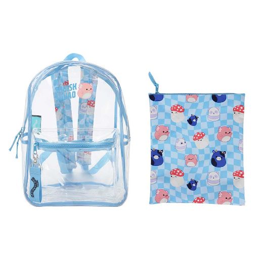 Picture of Squishmallows Clear Backpack & Laptop Sleeve