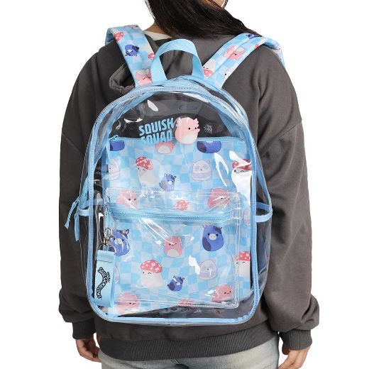 Picture of Squishmallows Clear Backpack & Laptop Sleeve