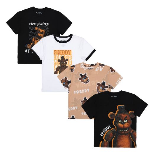 Picture of Five Nights at Freddy's Youth 4 Pack Tees