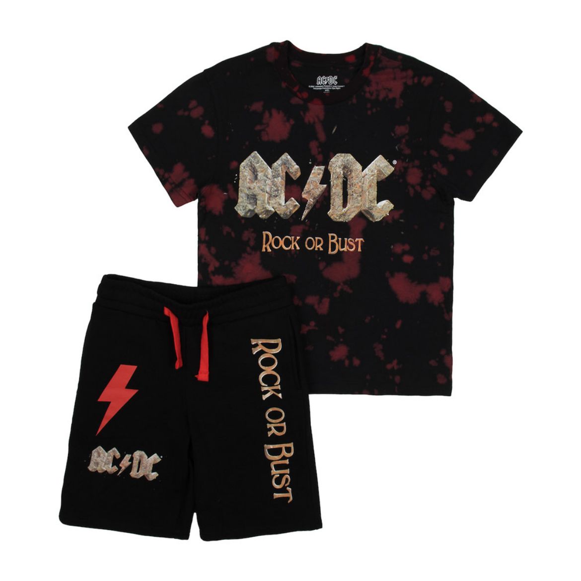 Picture of AC/DC Rock or Bust Youth Tee & Shorts Set