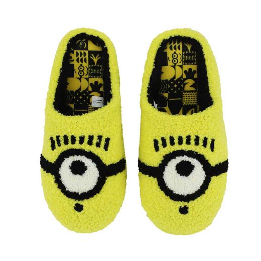 Picture of Minions Stuart Fuzzy Lounge Slippers