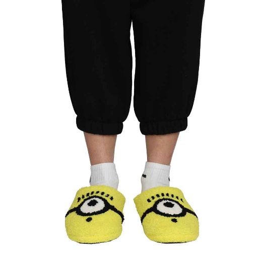 Picture of Minions Stuart Fuzzy Lounge Slippers