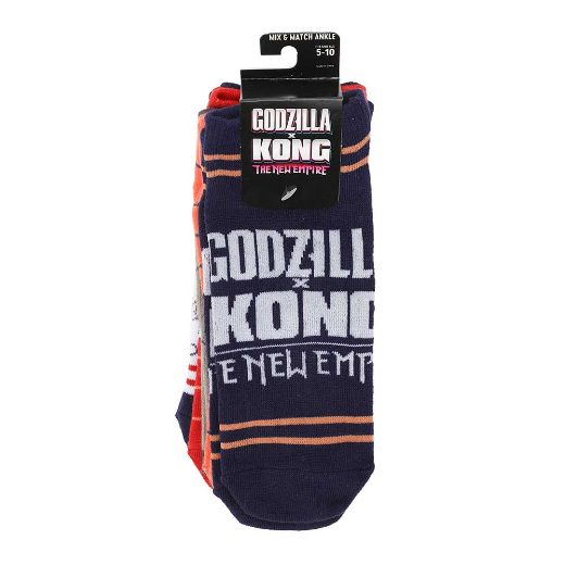 Picture of Godzilla x Kong 5 Pair Ankle Socks