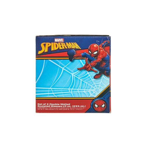 Picture of Marvel Spider-Man Sculpted 10 oz Glasses - Set of 2