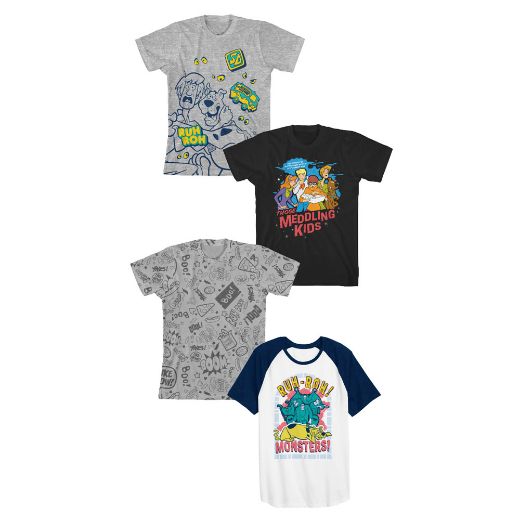 Picture of Scooby Doo & Gang Youth 4 Pack Tees