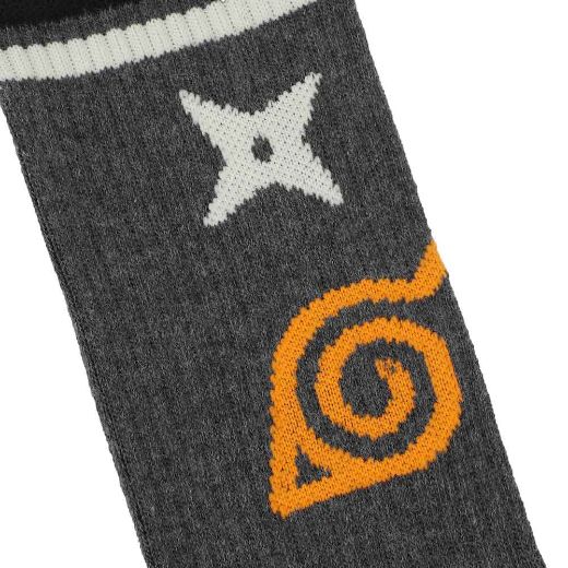 Picture of Naruto Shippuden 3 Pair Crew Socks