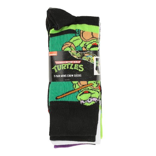 Picture of Teenage Mutant Ninja 5 Pair Crew Socks