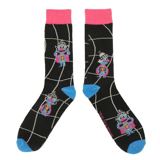 Picture of Sesame Street Pixel Characters 5 Pair Crew Socks 