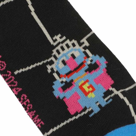 Picture of Sesame Street Pixel Characters 5 Pair Crew Socks 