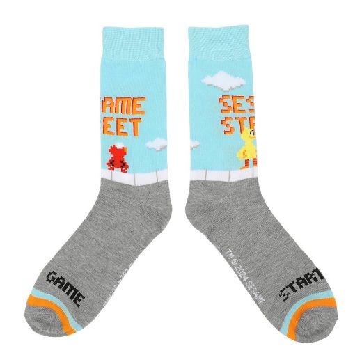 Picture of Sesame Street Pixel Characters 5 Pair Crew Socks 