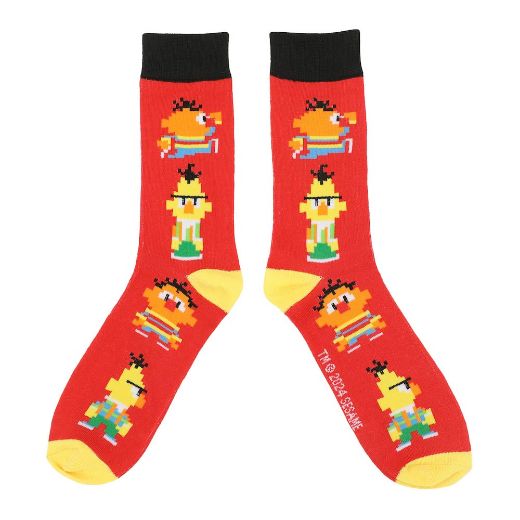 Picture of Sesame Street Pixel Characters 5 Pair Crew Socks 