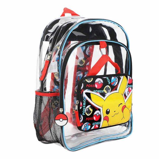 Picture of Pokemon 3 pc Clear Backpack Set
