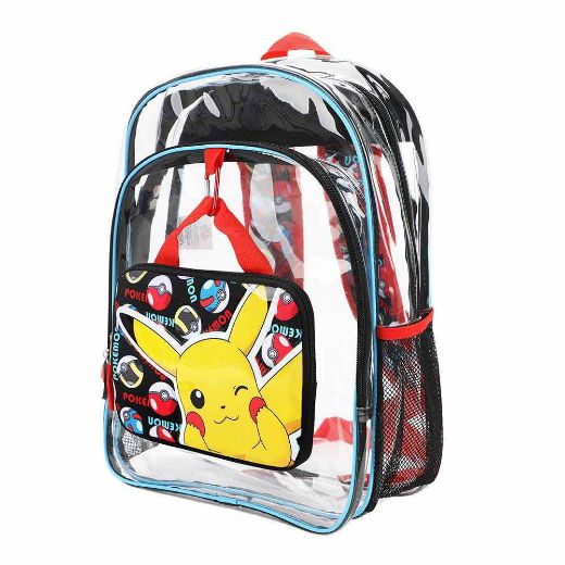 Picture of Pokemon 3 pc Clear Backpack Set