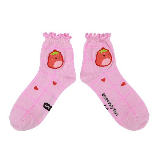 Picture of Squishmallows Characters 3 Pair Quarter Crew Socks