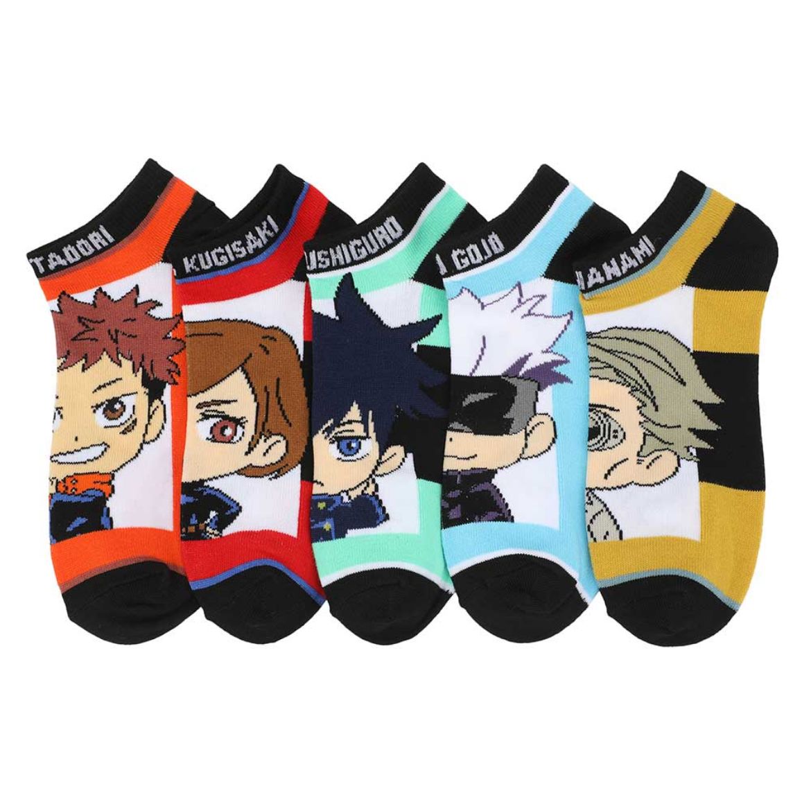 Picture of Jujutsu Kaisen Chibi 5 Pair Ankle Socks